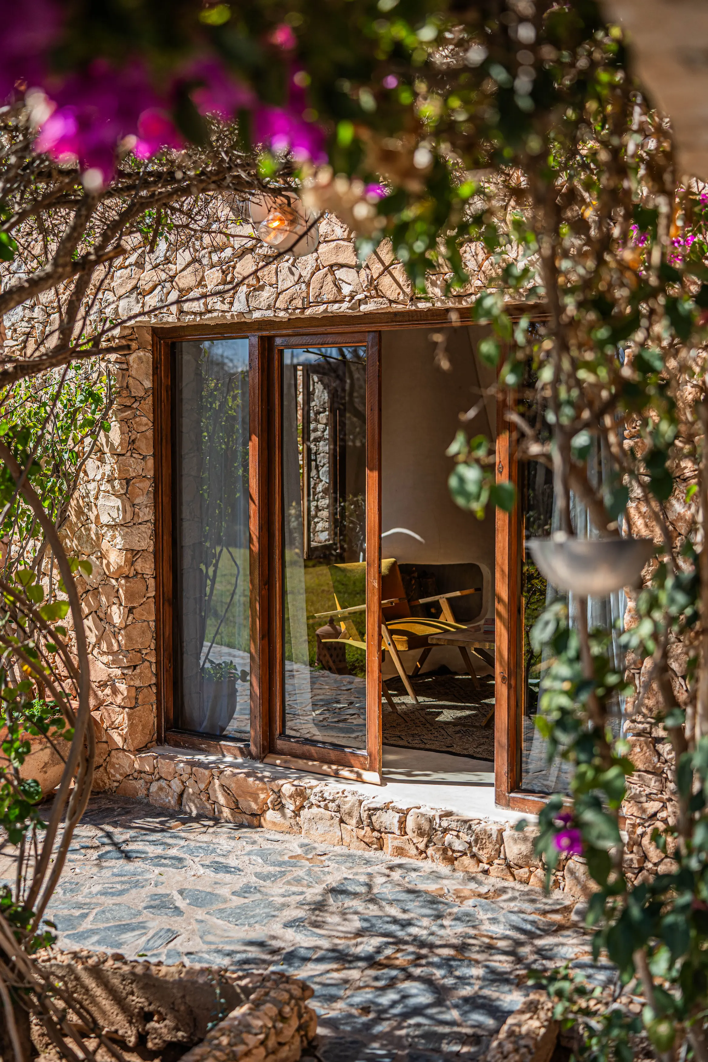 Large suite window offering panoramic views of the stunning Lalla Takerkoust landscape